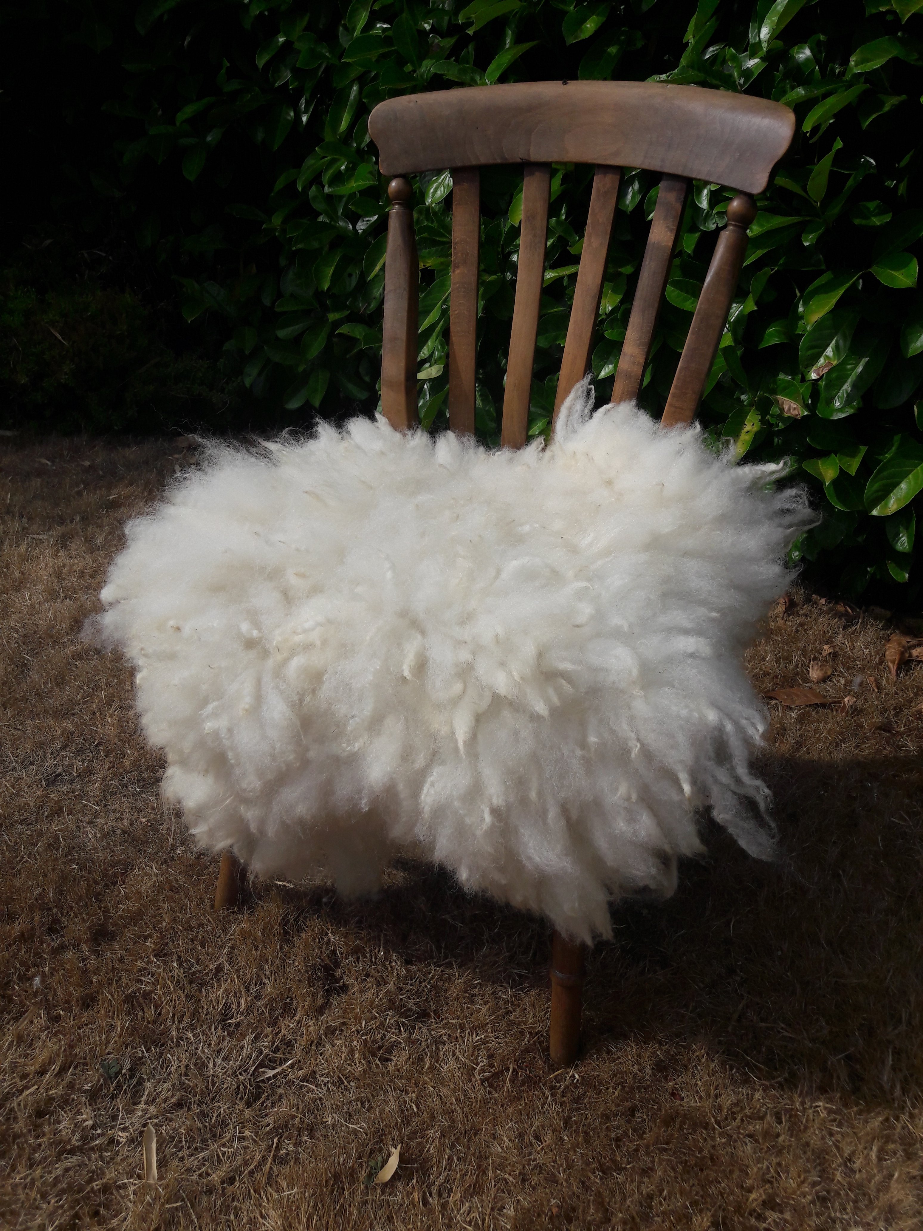 Felted Seat Rug - Fluffy (2) - SOLD - Image 2
