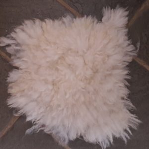 Felted Seat Rug - Fluffy (2) - SOLD