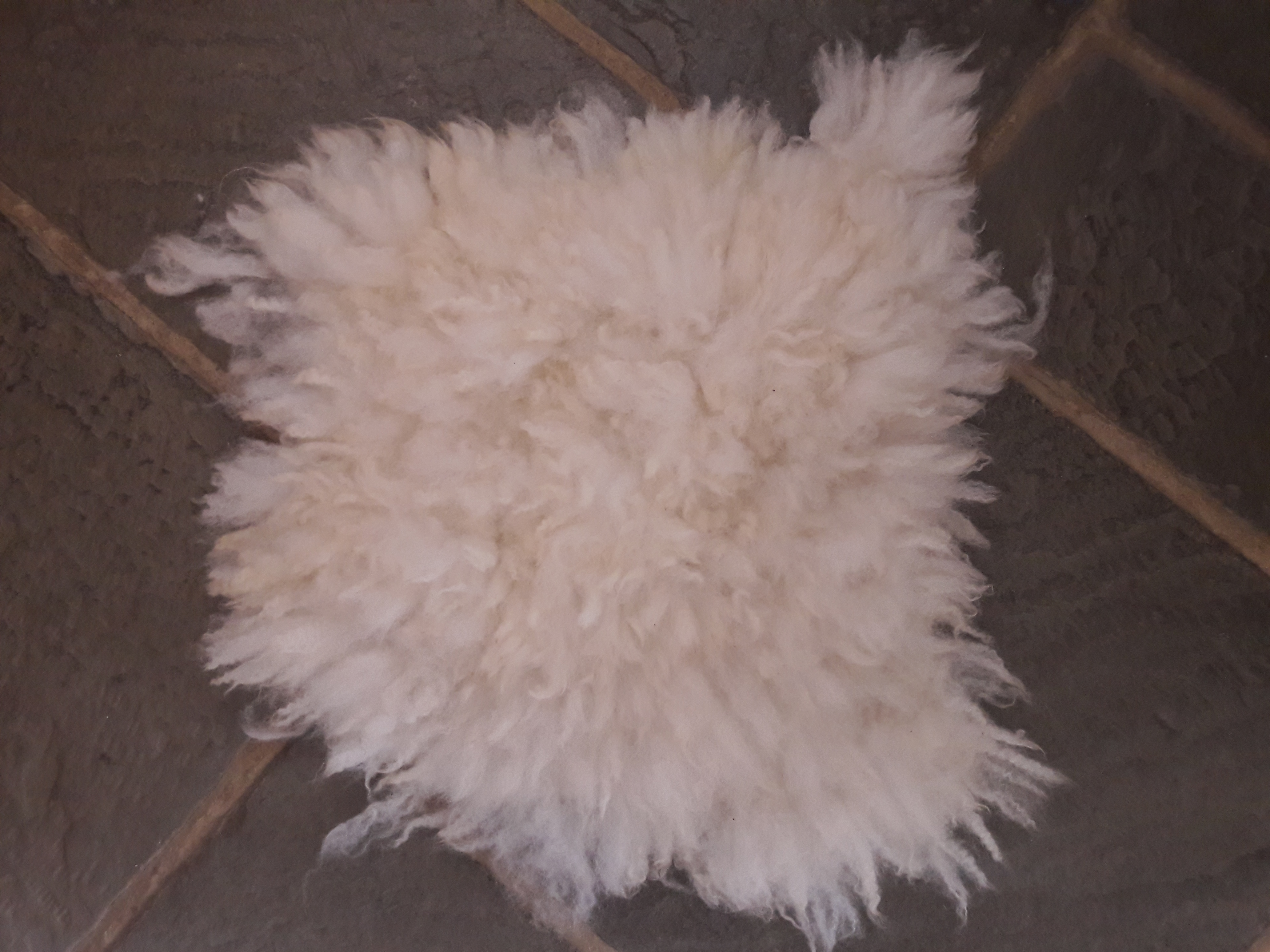 Felted Seat Rug - Fluffy (2) - SOLD