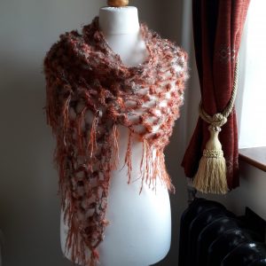 Bespoke handmade Mohair Shawl