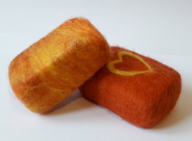Wool Felted Soap