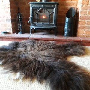 Icelandic Sheep Fleece Rug - Felted Rug
